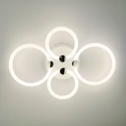 LED люстра з кільцями, що розсіює світло на 360° Line.F A 2838/2+2 RGB LED - мініатюра 3