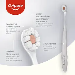 Зубна щітка Colgate 3D Density помаранчева - мініатюра 2
