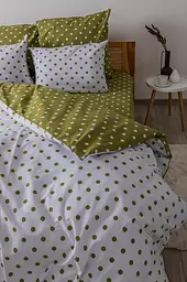 Постельное белье полуторное ТЕП Olive Dots 2-00881-25058 150х215 см - миниатюра 3