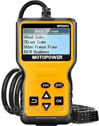Автомобільний діагностичний сканер OBD2 MOTOPOWER MP69033 для читання та скидання помилок