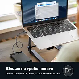 Кабель UGREEN US128 USB 3.0 Type-A - Type-A 2 м чорний (10371) - мініатюра 7