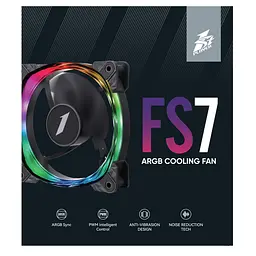 Вентилятор 1stPlayer FS7 Black (FS7-BK-1IN1) - миниатюра 5