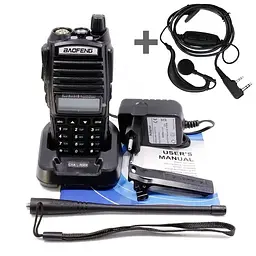 Рація Baofeng UV-82 8W посилена PRO серія VHF/UHF, ліхтар, 2xPTT кнопка, гарнітура, дальність 10км (100832) - мініатюра 3