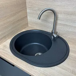 Кухонна мийка Adamant Vast 610x495x200 графіт 100001490, Графіт - мініатюра 4