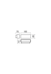 Бра вуличне PLANIT AP LED SMD 10W IP54 DG 3000K(5.1.2) Redo 90096 - мініатюра 2