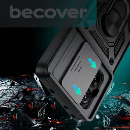 Панель BeCover Military для Xiaomi 13T/13T Pro Black (710557) - мініатюра 3