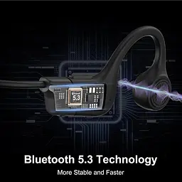 Бездротові навушники Hanmer Bone Conduction Bluetooth водонепроникні - мініатюра 4