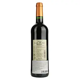 Вино Chateau Balirac 2020 AOP Medoc червоне сухе 0.75 л - мініатюра 2