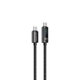 Кабель Type-C to Type-C HAVIT HV-CB6247 PD100W 5A 2м з LED екраном HAVIT (27870-000) - мініатюра 2