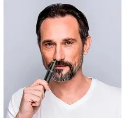 Тример для носа Hoco HP34 Electric Nose Hair Trimmer Black - мініатюра 6