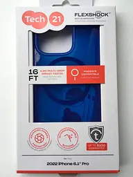 Оригінальний протиударний чохол Tech21 Evo Check MagSafe для iPhone 14 Pro (6.1") Blue T21-9697I - мініатюра 9
