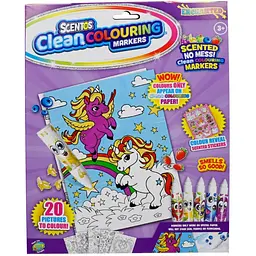 Ароматний набір для творчості Scentos Чарівний світ 20210 серії "Clean Colouring"