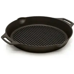 Сковорода-гриль чавунна Petromax Grill Fire Skillet з ручками-петлями 30 см (1017-gp35h-t)
