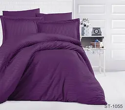 Комплект постільної білизни (LUXURY ST-1055) Євро TAG tekstil pbe0037507 - мініатюра 1