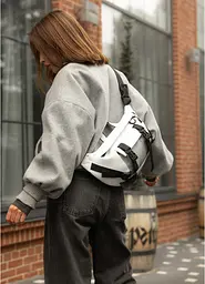Велика жіноча поясна сумка бананка Sambag 38х21 см sum0027225 - мініатюра 3