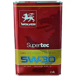 Автомобільна моторна олива WOLVER Supertec 5W-30 4л - мініатюра 2