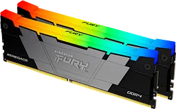 Оперативна пам'ять Kingston Fury 16GB (2x8GB) DDR4 3600MHz Renegade RGB Black (KF436C16RB2AK2/16)