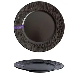 Тарілка обідня Vittora Graphene Night VT-P-1260GN 260 мм (156632)