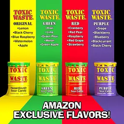 Кислі льодяники Toxic Waste Color Drums MIX, 168 г - мініатюра 6