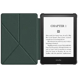 Обкладинка Ultra Slim Origami BeCover для Amazon Kindle Paperwhite 11th Gen. 2021 Dark Green (707220) - мініатюра 2