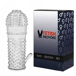 Насадка на пеніс Fetish Provoke Clear Power N04, 11 см (прозорий) - мініатюра 2