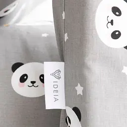 Комплект постільної білизни Ideia Panda, полуторний, сірий (8-33364) - мініатюра 3