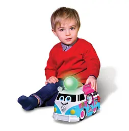 Автомодель Bb Junior Magic Ice Cream Bus VW Samba Bus зі світловими та звуковими ефектами (16-88610) - мініатюра 4