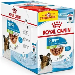 Набір вологий корм для цуценят Royal Canin Puppy X-Small для дрібних порід 1.02 кг (12 шт. х 85 г)
