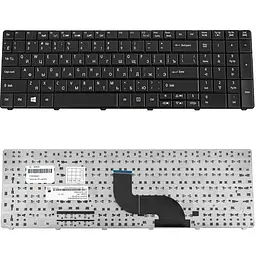 Клавіатура для ноутбука ACER (AS: E1-521 E1-531 E1-571 TM: 5335 5542 5735 5740 5744 7740 8571 8572) rus чорний