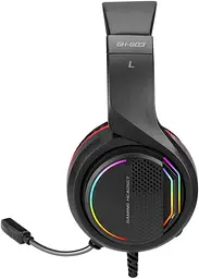 Дротова ігрова гарнітура Xtrike Me Gaming RGB Backlight GH-903, USB, 2m, black - мініатюра 2