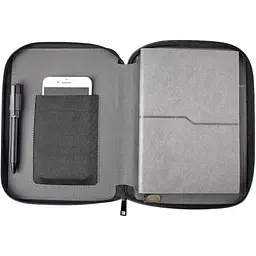Блокнот для конференцій Fizz Business Zipper Bag Grey (6930114521372) [106561]