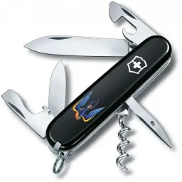 Ніж Victorinox Spartan Ukraine 91 мм Чорний Тризуб-Ластівка (1.3603.3_T1230u) - мініатюра 4