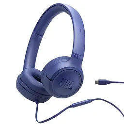 Гарнiтура JBL Tune 530C Синій (JBLT530CBLU)