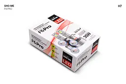 Комплект світлодіодних ламп Sho-Me F6-Pro H7 35W - мініатюра 4