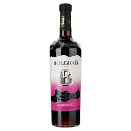 Вино Bolgrad Cabernet, червоне, сухе, 9,5-14%, 0,75 л (556648)