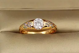 Кільце Xuping Jewelry сар'ян р 20 золотисте