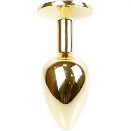 Анальна пробка Boss Of Toys Boss Series - Jewellery Gold Plug Rose S, BS6400018, Золотий / Світло-рожевий - мініатюра 6
