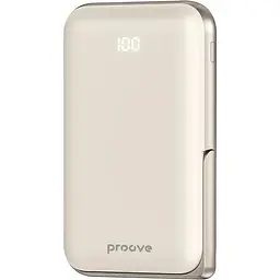 Портативний акумулятор Proove Knight Magnetic 20W 10000mAh beige (PBGI20012214) - мініатюра 2
