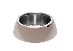 Миска для собак та котів Ferplast Jolie Small металева сіра Ø 17.1x5.5 см 500 мл 70982021