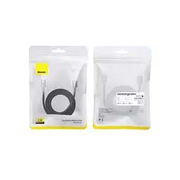 Кабель мультимедійний Baseus DisplayPort M - DisplayPort M 8K чорний 2 м (B00633706111-02) - мініатюра 7
