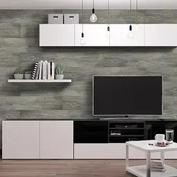 Самоклеюча вінілова плитка 3D Loft попелясте дерево, ціна за 1 шт. (СВП-003) - мініатюра 4