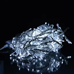 Вулична гірлянда Бахрома GarlandoPro 12 м 200 LED білий дріт Білий 12MWW