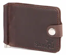Затискач для купюр SHVIGEL 13786 коричневий - мініатюра 4