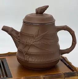 Чайник глиняний 650 мл БАМБУК (світлий)