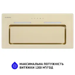 Витяжка повновбудована Minola HBI 6873 IV GLASS 1200 LED Line - мініатюра 3