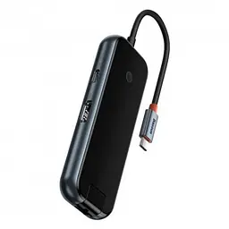 Хаб - мультипортовий адаптер Baseus AcmeJoy 6-Port Type-C Hub (Type-C to HDMI + 2xUsb3.0 + Usb2.0 + Type-C) - мініатюра 3