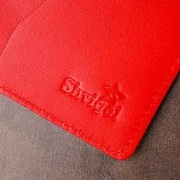 Практичний шкіряний тревел-кейс Shvigel 16524 червоний - мініатюра 6