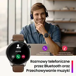 Смарт-годинник Amazfit GTR 4 Vintage Brown Leather - мініатюра 2