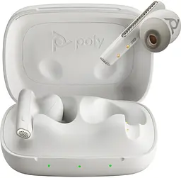 Навушники TWS Poly Voyager Free 60 Earbuds + BT700A + BCHC Білий - мініатюра 4