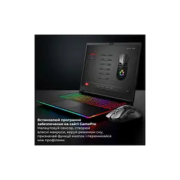 Мишка GamePro Genesis Spider Wireless/Bluetooth/USB Black (GM870B) - мініатюра 8